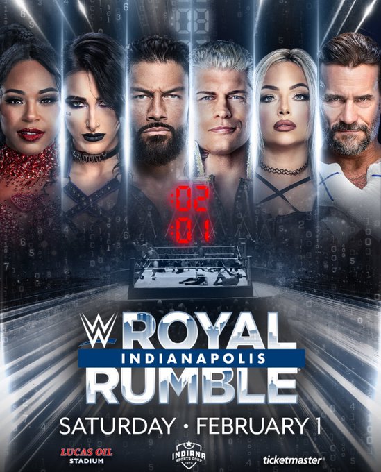 First official poster for Royal Rumble 2025 released.